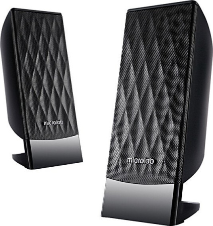 Акустична система MICROLAB M-300U 2.1, 38W, mini-jack/USB/SD/FM, чорний - фото 3