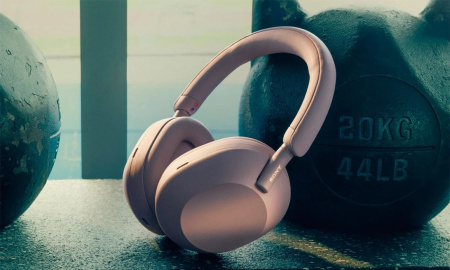 Навушники Over-ear Sony WH-1000XM5 BT 5.2, ANC, Hi-Res, AAC, LDAC, Wireless, Mic, Рожевий - фото 4