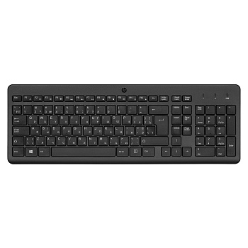 Клавіатура мембранна HP 220, 104key, WL, EN/UK, чорний