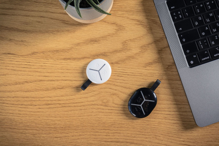 Брелок U-Prox Keyfob White, 3 кнопки, бездротовий, білий - фото 4