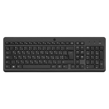 Клавіатура мембранна HP 220, 104key, WL, EN/UK, чорний - фото 1