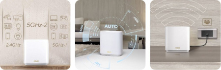 ASUS Маршрутизатор ZenWiFi XT9 1PK AX7800 3xGE LAN 1x2.5GE WAN 1xUSB 3.2 MU-MIMO OFDMA MESH white - фото 13