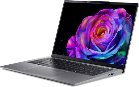 Ноутбук Acer Swift Go 14 SFG14-64 14" WUXGA OLED, AMD R5-340, 16GB, F512GB, UMA, Win11, сріблястий - фото 6