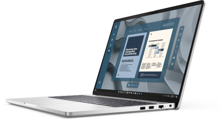 Ноутбук Dell Pro 16 16" FHD+ AG, Intel U7-255U, 32GB, F1TB, UMA, Win11P, сріблястий - фото 2