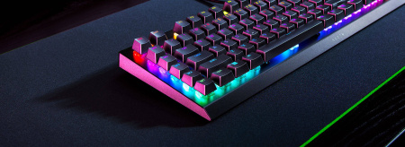 Клавіатура механічна Razer BlackWidow V4 X 110key, Green Switch, USB-A, EN/RU, RGB, чорний - фото 3
