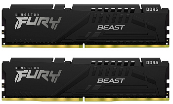 Пам'ять ПК Kingston DDR5 64GB KIT (32GBx2) 5600 FURY Beast