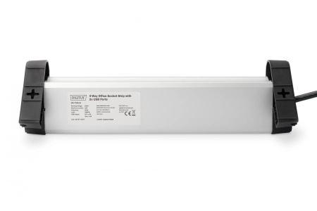 Блок розеток DIGITUS Office, 4xSchuko 16A, 2xUSB 2A, вимикач, 1.5м, вилка Schuko - фото 8