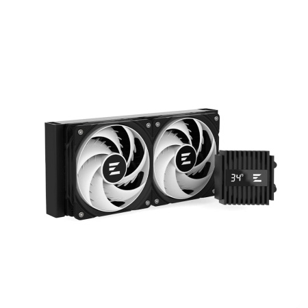 Система рідинного оxолодження  Zalman Alpha 2 A24 ARGB, LGA1851, 1700, 1200, 115x, AM5, AM4, TDP 320W, чорний - фото 4