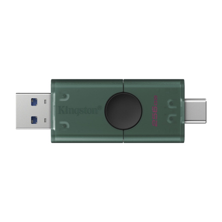 Накопичувач Kingston  256GB USB 3.2 Type-A + Type-C DT DuoG2 - фото 1