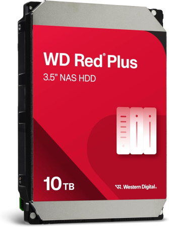 Жорсткий диск WD 10TB 3.5" 7200 512MB SATA Red Plus NAS - фото 3