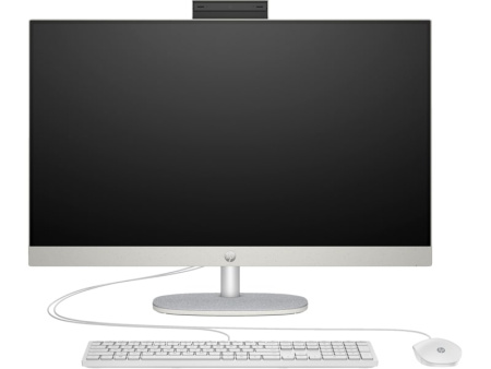 Комп'ютер персональний моноблок HP All-in-One 27" FHD IPS AG, Intel i5-1335U, 16GB, F512GB, UMA, WiFi, кл+м, DOS, білий - фото 1