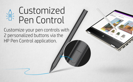Стилус HP Rechargeable MPP 2.0 Tilt Pen (Black) - фото 3