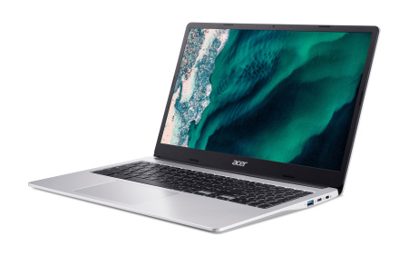 Ноутбук Acer Chromebook CB315-4HT 15" FHD IPS Touch, Intel C N4500, 8GB, F128GB, UMA, ChromeOS, сріблястий - фото 11