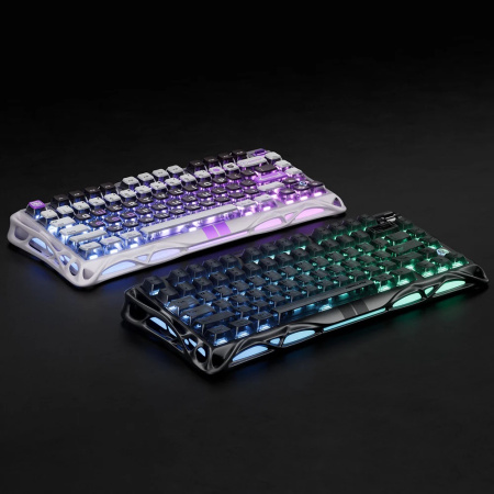 Клавіатура механічна GravaStar Mercury V75 80keys, Magnetic Jade Pro, 8K, USB-A, RGB, Mecha Gray - фото 5 Клавіатура механічна GravaStar Mercury V75 80keys, Magnetic Jade Pro, 8K, USB-A, RGB, Mecha Gray - фото 5