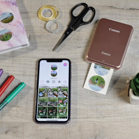 Canon Папір ZINK™ 1.3" у вигляді круглих наліпок, 20 арк. - фото 2