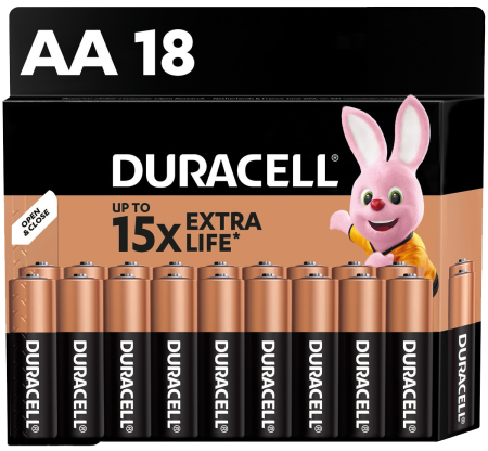 Лужні батарейки Duracell AA, 18 шт. - фото 1