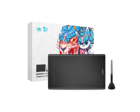 Графічний планшет Huion 10"x6.2" H610X, USB-C, чорний - фото 10