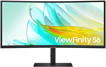 Samsung Монітор 34" S34C650 HDMI, DP, USB, VA, 3440x1440, 21:9, 100Hz, CURVED - фото 1
