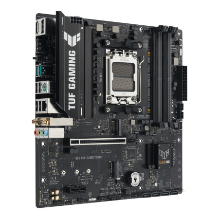 Материнcька плата ASUS TUF GAMING A620AM-PLUS WIFI sAM5 A620 4xDDR5 HDMI DP Wi-Fi BT mATX - фото 3 Материнcька плата ASUS TUF GAMING A620AM-PLUS WIFI sAM5 A620 4xDDR5 HDMI DP Wi-Fi BT mATX - фото 3