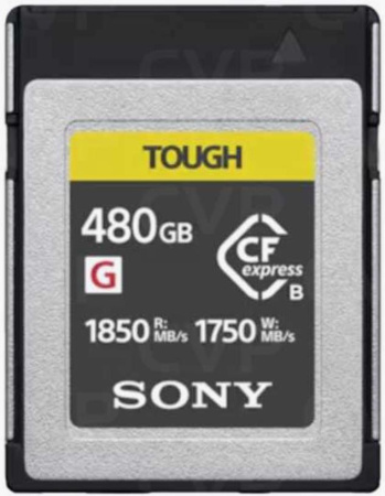 Sony Карта пам'яті CFexpress Type B 480GB R1850/W1750MB/s Tough - фото 1