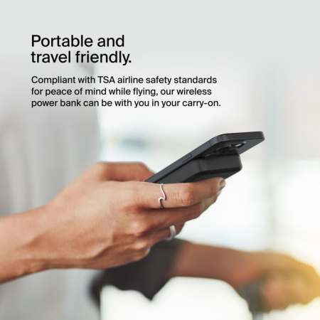 Belkin Акумулятор портативний літій-іонний Power Bank 8000мА·год, 15Вт, MagSafe Qi2, чорний - фото 12
