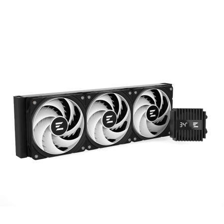 Система рідинного оxолодження  Zalman Alpha 2 A36 ARGB, LGA1700, 1200, 115x, AM5, AM4, TDP 360W, чорний - фото 3