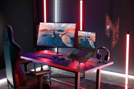 Acer Ноутбук Nitro 16 AN16-42 16" WUXGA IPS, AMD R7-8845HS, 16GB, F512GB, NVD4060-8, Lin, чорний - фото 5