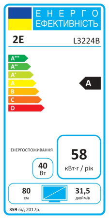 Монітор 2E 31.5" L3224B 2xHDMI, DP, VA, 3840x2160, MM - фото 22