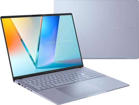 ASUS Ноутбук Vivobook S 16 S5606CA-RI142W 16" 3K OLED, Intel Ultra 7 255H, 32GB, F1TB, UMA, Win11, Блакитний - фото 2