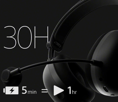 Гарнітура ігрова Over-ear Sony INZONE H9 II BT 5.3, ANC, SBC, AAC, LC3, Wireless, Mic,  Чорний - фото 4