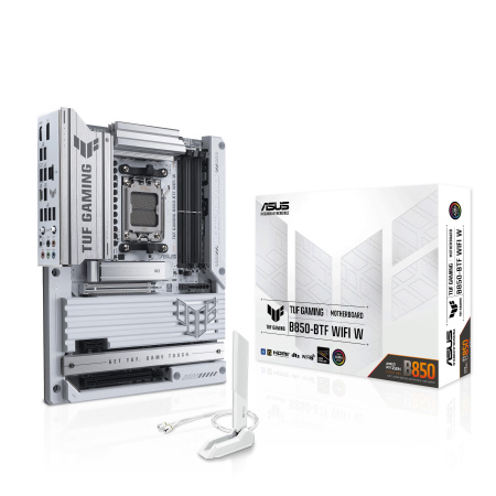 Материнcька плата ASUS TUF GAMING B850-BTF WIFI W sAM5 B850 4xDDR5 M.2 HDMI DP WiFi BT ATX BTF - фото 12