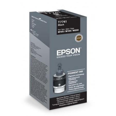 Контейнер з чорнилом Epson 774 black M100/M105/M200 (C13T77414A) - фото 3