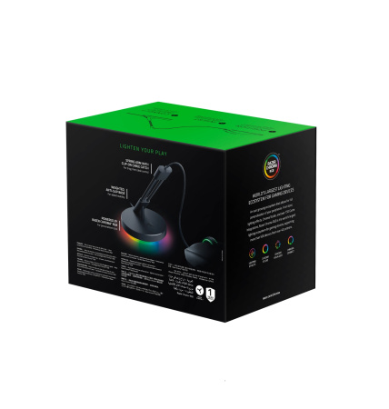 Тримач кабелю Razer Mouse Bungee V3 Chroma, RGB, чорний - фото 3
