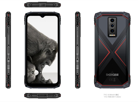 Смартфон Doogee Blade 10 Pro 6.56" 6/256ГБ, 2SIM, 5150мА•год, чорно-червоний - фото 13 Смартфон Doogee Blade 10 Pro 6.56" 6/256ГБ, 2SIM, 5150мА•год, чорно-червоний - фото 13