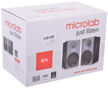 Microlab Акустична система B-70 2.0, 20W, mini-jack, чорний - фото 4 Microlab Акустична система B-70 2.0, 20W, mini-jack, чорний - фото 4