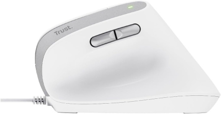 Миша Trust Bayo 2 Ergonomic, USB-A, біла - фото 8