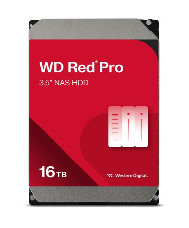 Жорсткий диск WD 16TB 3.5" 7200 512MB SATA Red Pro NAS - фото 1