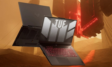 Ноутбук ASUS TUF Gaming A17 FA707NUG-HX149 17.3" FHD IPS, AMD R7-7445HS, 16GB, F512GB, NVD4050-6, noOS, Сірий - фото 2