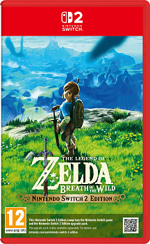 Гра консольна Switch 2 Legend of Zelda: Breath of the Wild, картридж