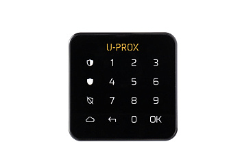 Бездротова сенсорна клавіатура U-Prox Keypad G1 Black, 1 група, бездротовий, чорний