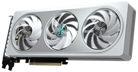 Відеокарта GIGABYTE GeForce RTX 5060 Ti 8GB GDDR7 AERO OC срібний - фото 1