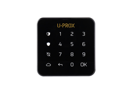 Бездротова сенсорна клавіатура U-Prox Keypad G1 Black, 1 група, бездротовий, чорний - фото 1