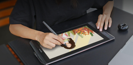 Графічний монітор Huion 13,3" Kamvas Pro 13, USB-C,чорний - фото 3