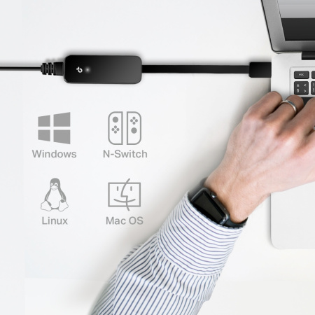 Мережевий адаптер TP-LINK UE306 1xGE, USB3.0 - фото 10