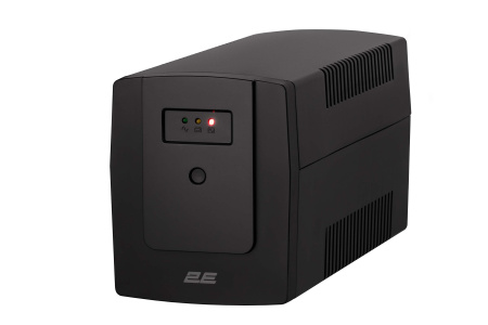 Джерело безперебійного живлення 2E ED1200, 1200VA/720W, LED, 3xSchuko - фото 1