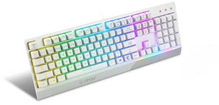 Геймерська клавіатура MSI Vigor GK30 WHITE UA, білий - фото 2