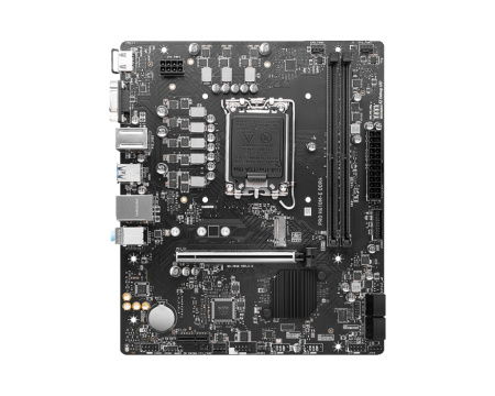 MSI Материнcька плата PRO H610M-E DDR4 s1700 H610 2xDDR4 M.2 HDMI DSub mATX - фото 1