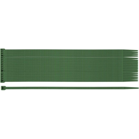 Хомут-стяжка Neo Tools, 50шт, пластик, 3.6х200мм, зелений - фото 1