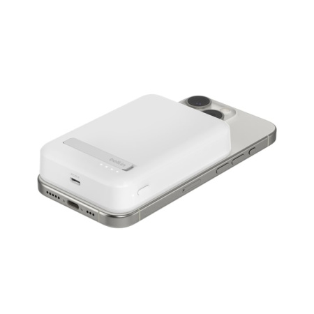 Belkin Акумулятор портативний літій-іонний Power Bank 8000мА·год, 15Вт, MagSafe Qi2, білий - фото 8