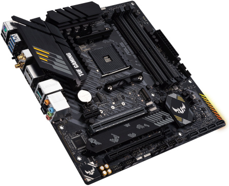Материнcька плата ASUS TUF GAMING B550M-PLUS WIFI II sAM4 B550 4xDDR4 M.2 HDMI DP Wi-Fi BT mATX - фото 4